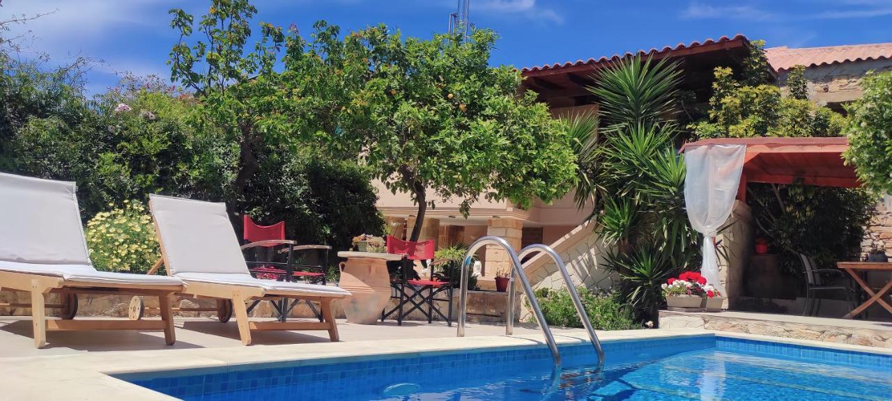 Villa Anthemida Chania Agia  ภายนอก รูปภาพ